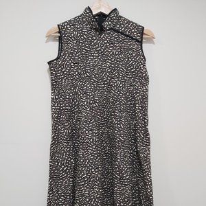 Leopard Pattern Qipao Dress